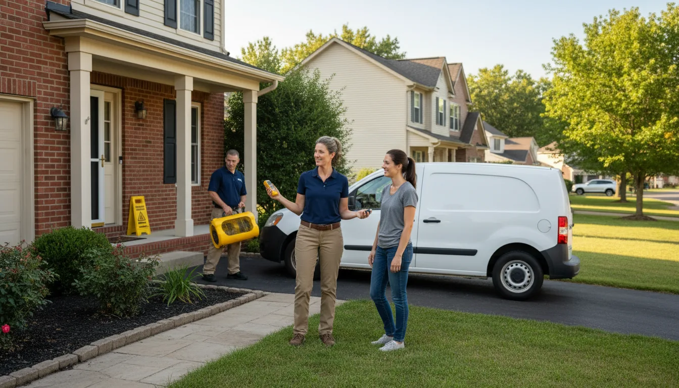 Water restoration image for Water Damage & Restoration Services in Bradley, SC